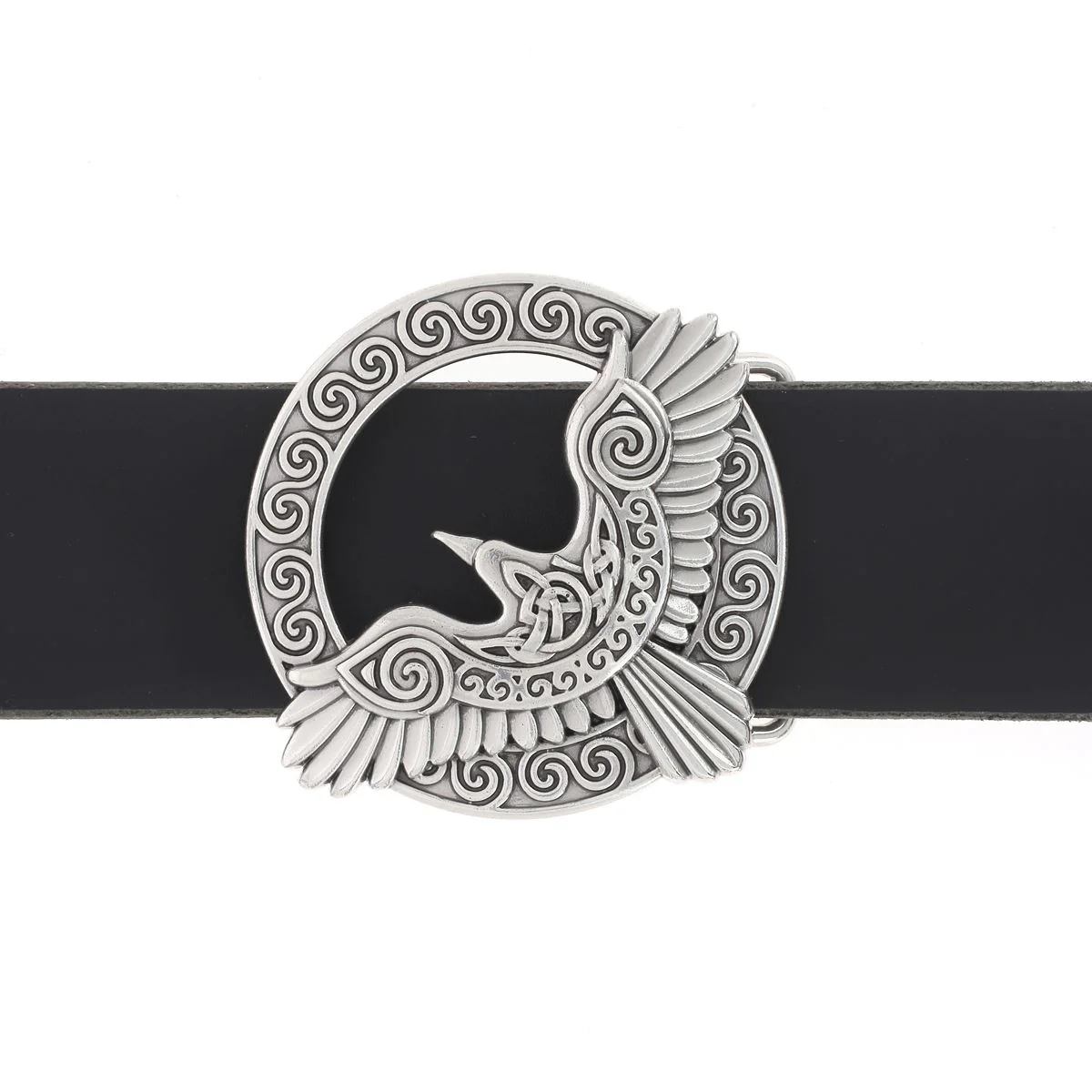 Boucle de ceinturon NIS - Argent vieilli - 40mm - Image 2