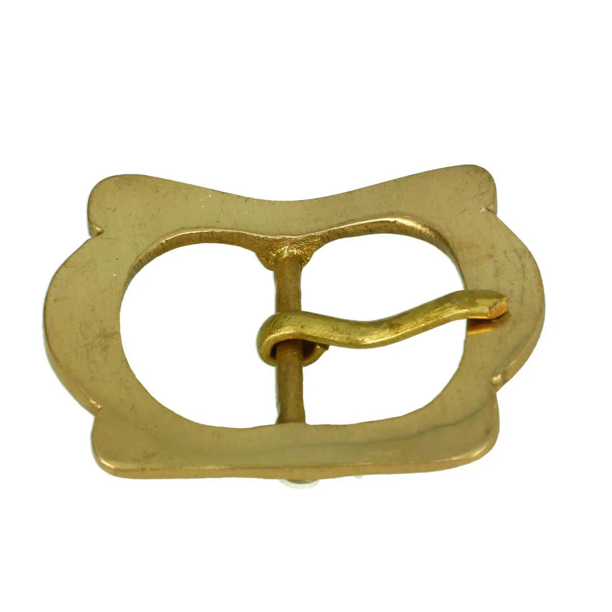 Boucle de ceinture double en laiton massif GIL - 20mm