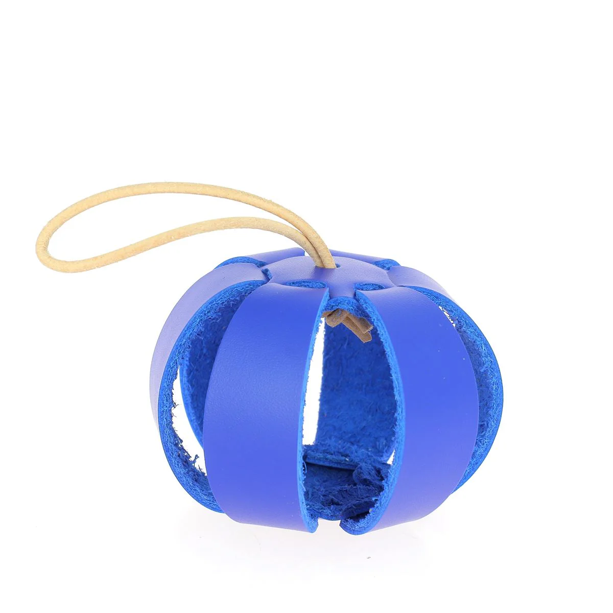 Kit DIY - Boule de noël en cuir à assembler - BLEU