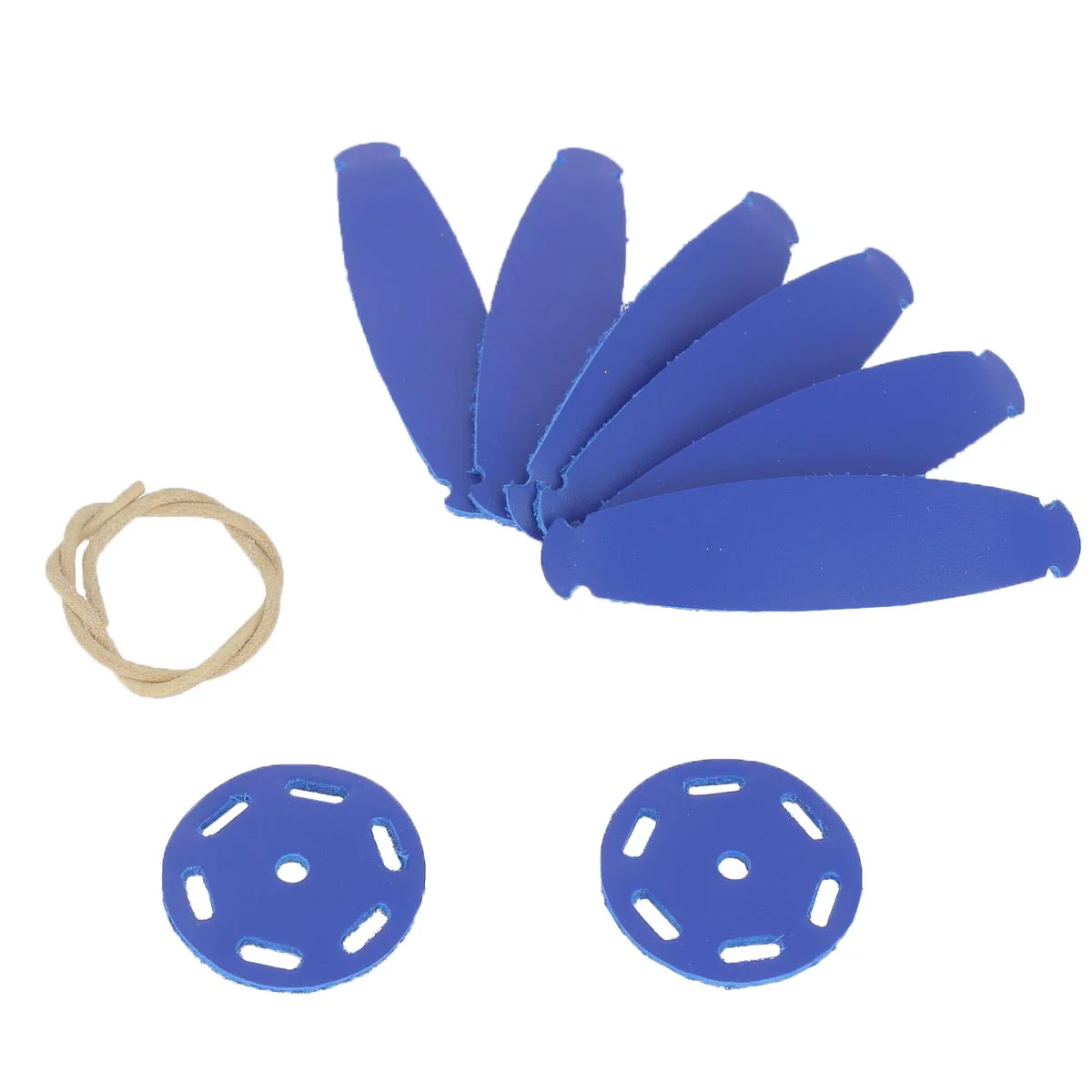 Kit DIY - Boule de noël en cuir à assembler - BLEU - Image 2