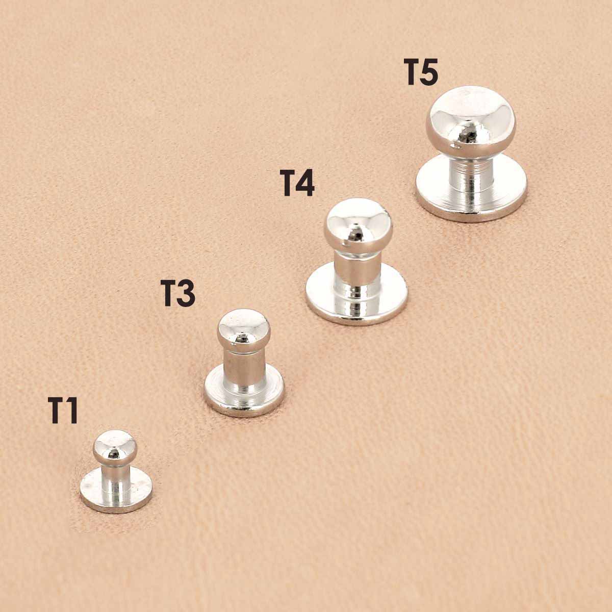 Lot de boutons de col à vis T5 avec vis 3x5mm - Image 10