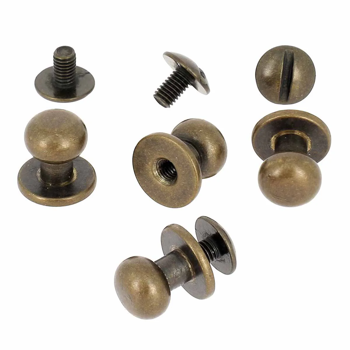 Lot de boutons de col à vis T5 avec vis 3x5mm - Image 7