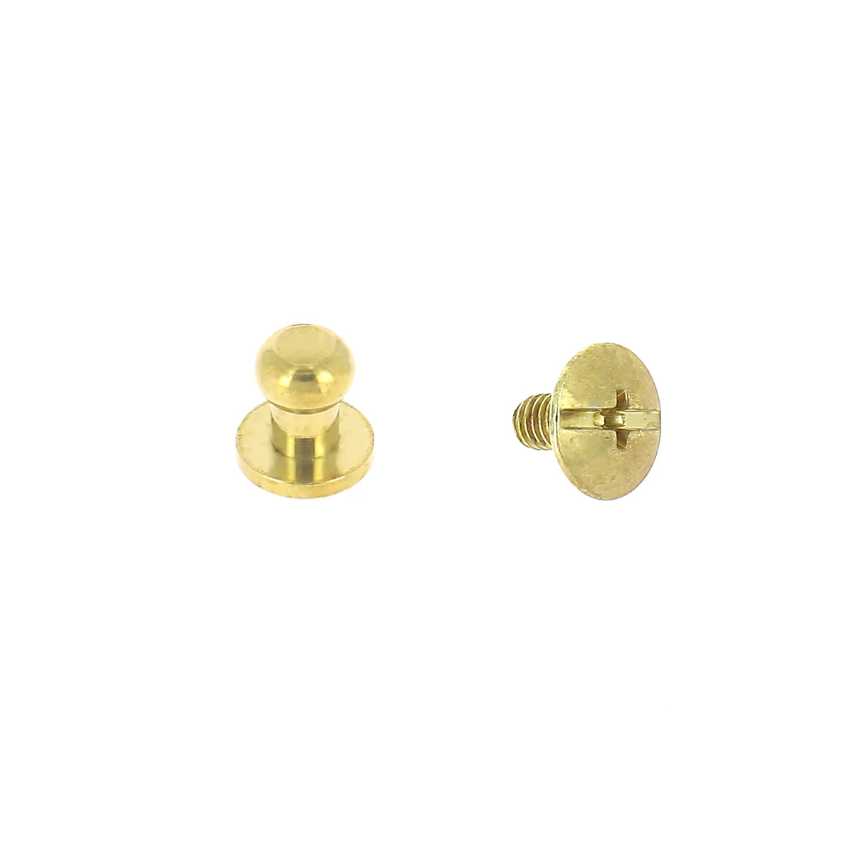Lot de boutons de col à vis T2 avec vis 3x5mm