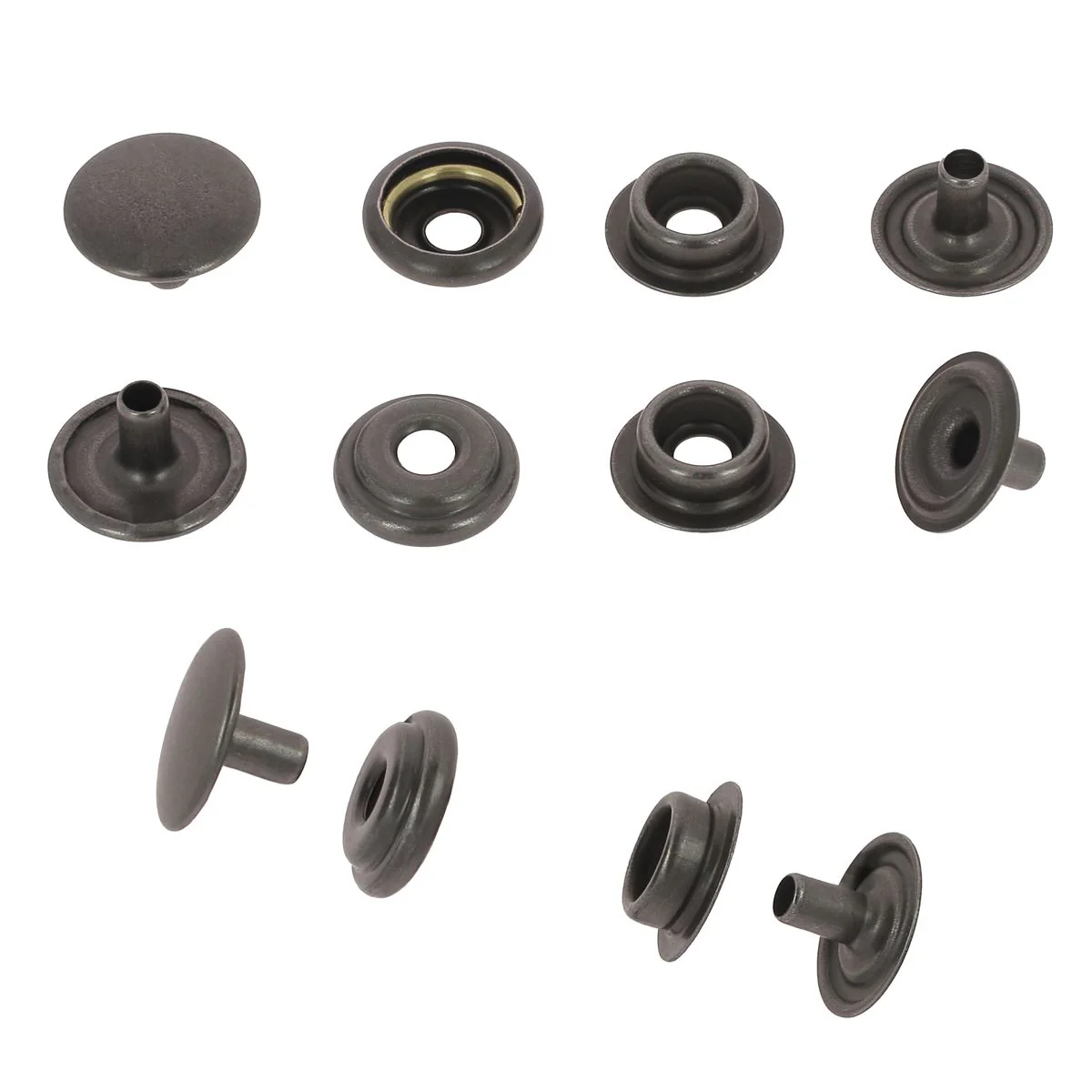 Lot de Boutons pression FORT - LINE 24 : 15mm