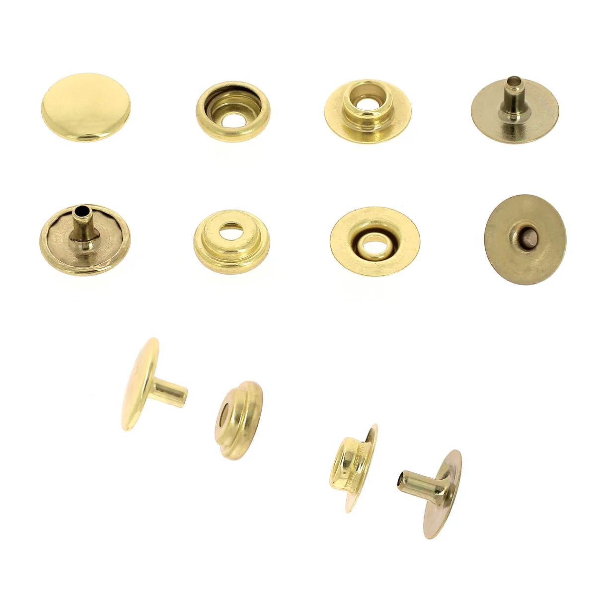 Lot de Boutons pression FORTS - LINE 20 : 12,5mm