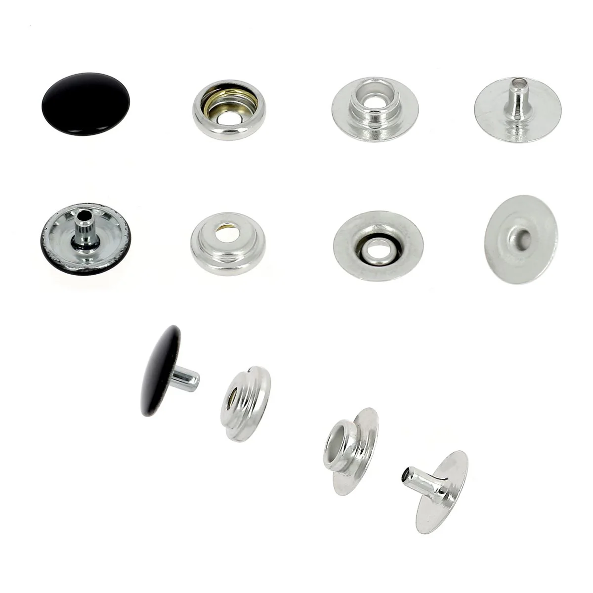 Lot de Boutons pression FORTS - LINE 20 : 12,5mm - Image 5