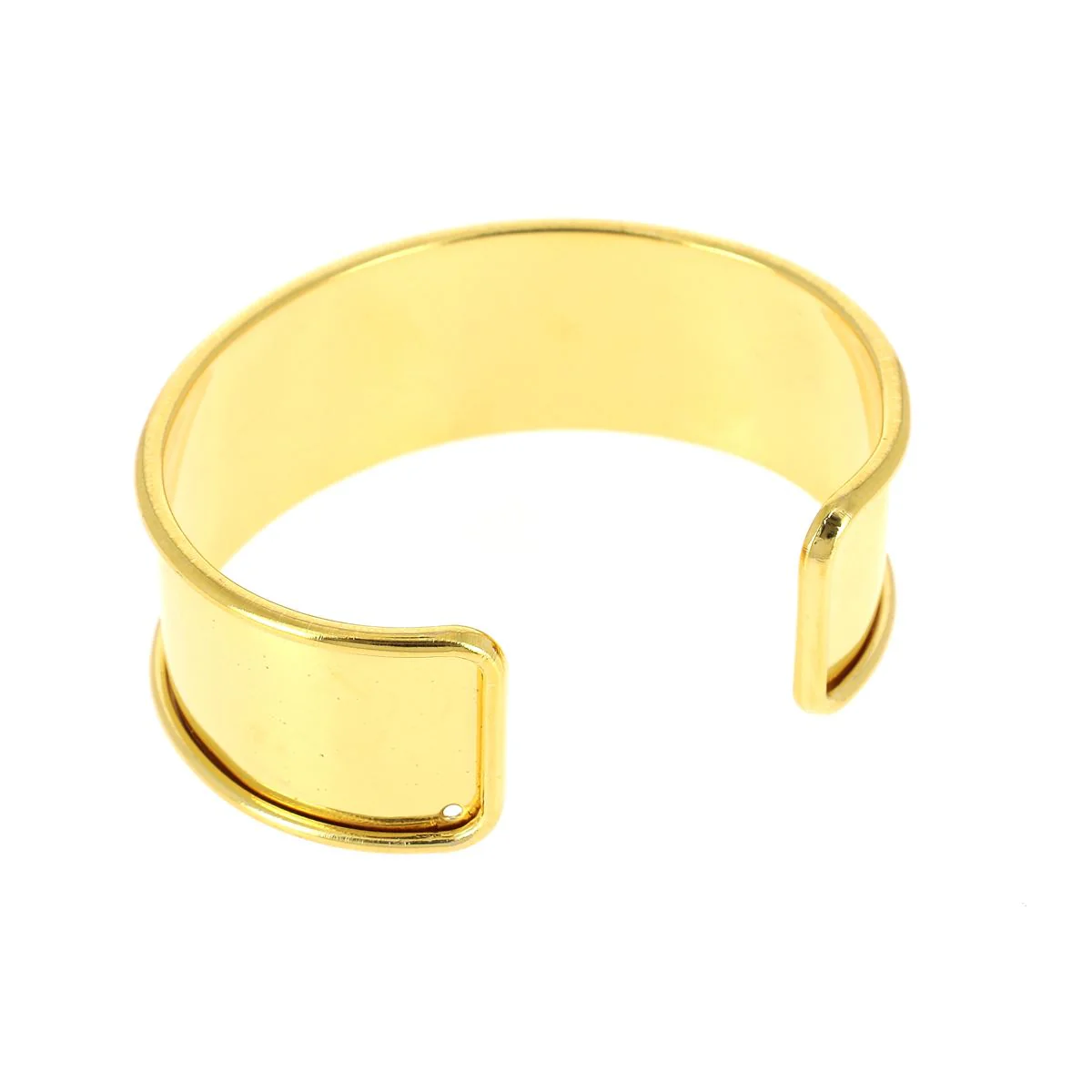 Bracelet manchette en laiton - OR 24K - Image 7