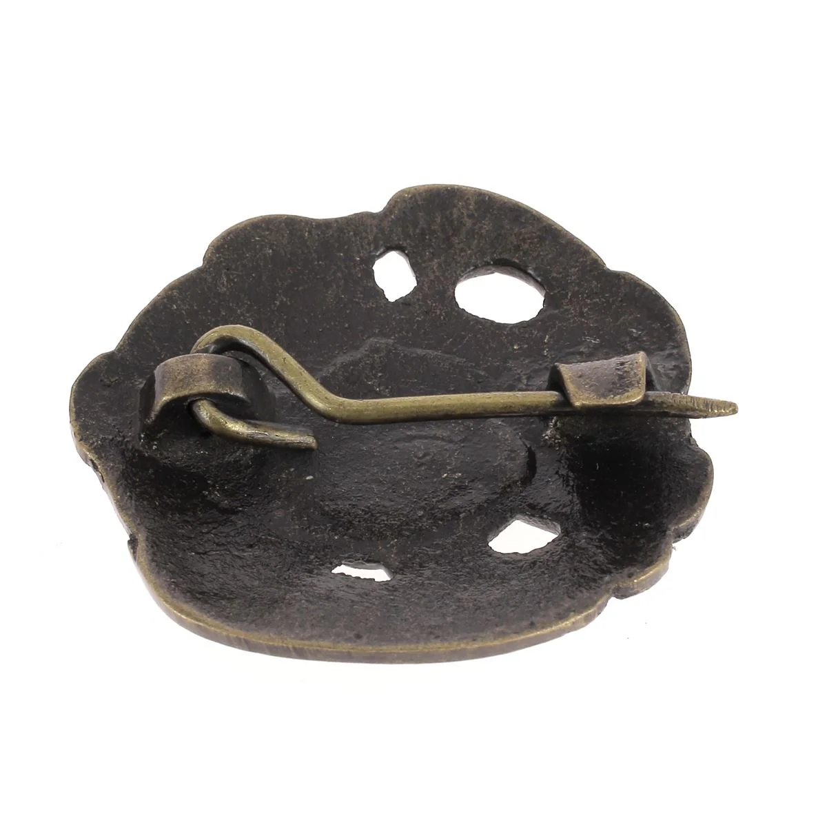 Broche en laiton massif - VIK - LAITON VIEILLI - 45mm - Image 2