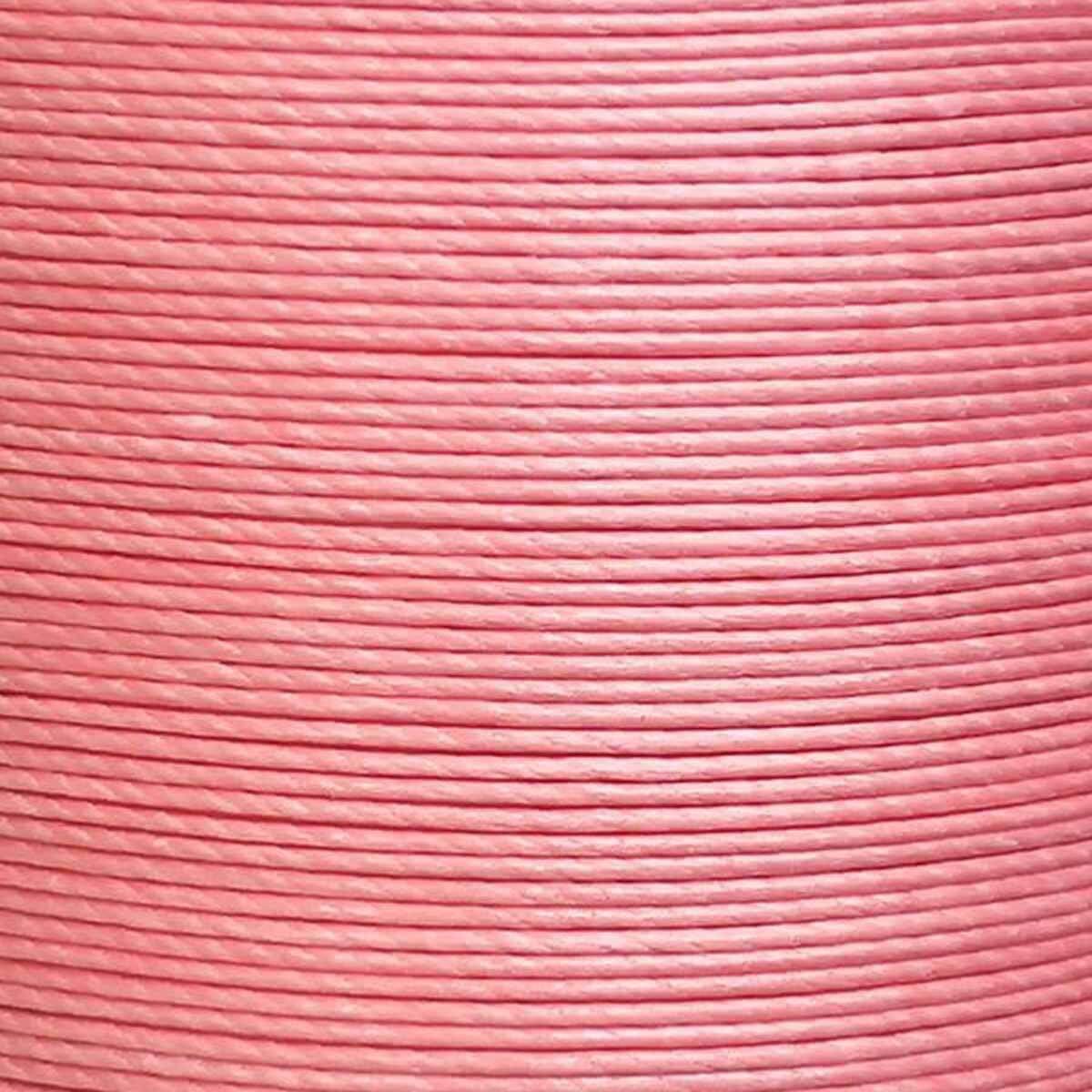 Cartonnette de 8m de fil de lin ciré MeiSi super fine M50 - 0,55 mm - CORAIL - MS054