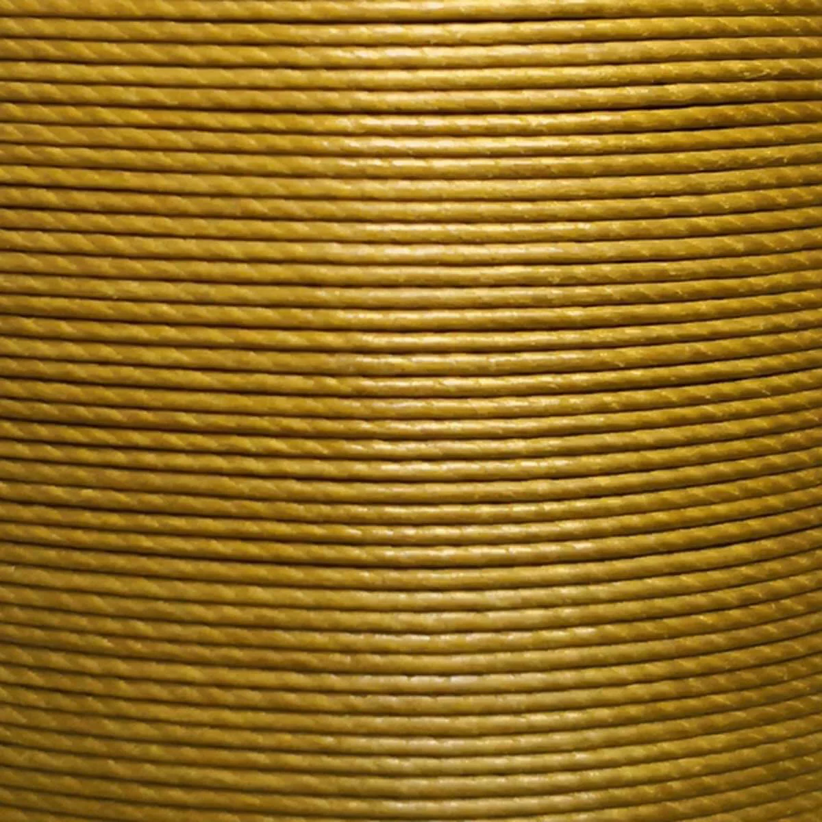 Cartonnette de 8m de fil de lin ciré MeiSi super fine M50 - 0,55 mm - LAITON - MS092