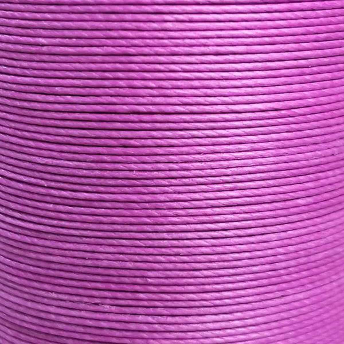 Cartonnette de 8m de fil de lin ciré MeiSi super fine M60 - 0,65 mm - LILAS - MS034