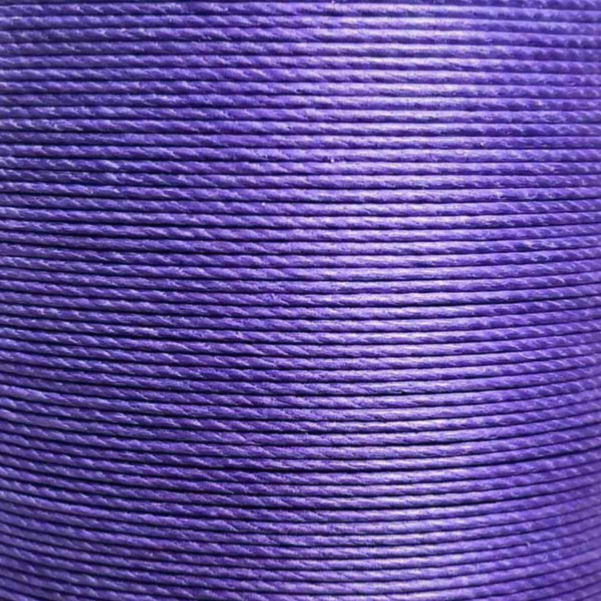 Cartonnette de 8m de fil de lin ciré MeiSi super fine M60 - 0,65 mm - VIOLET - MS031