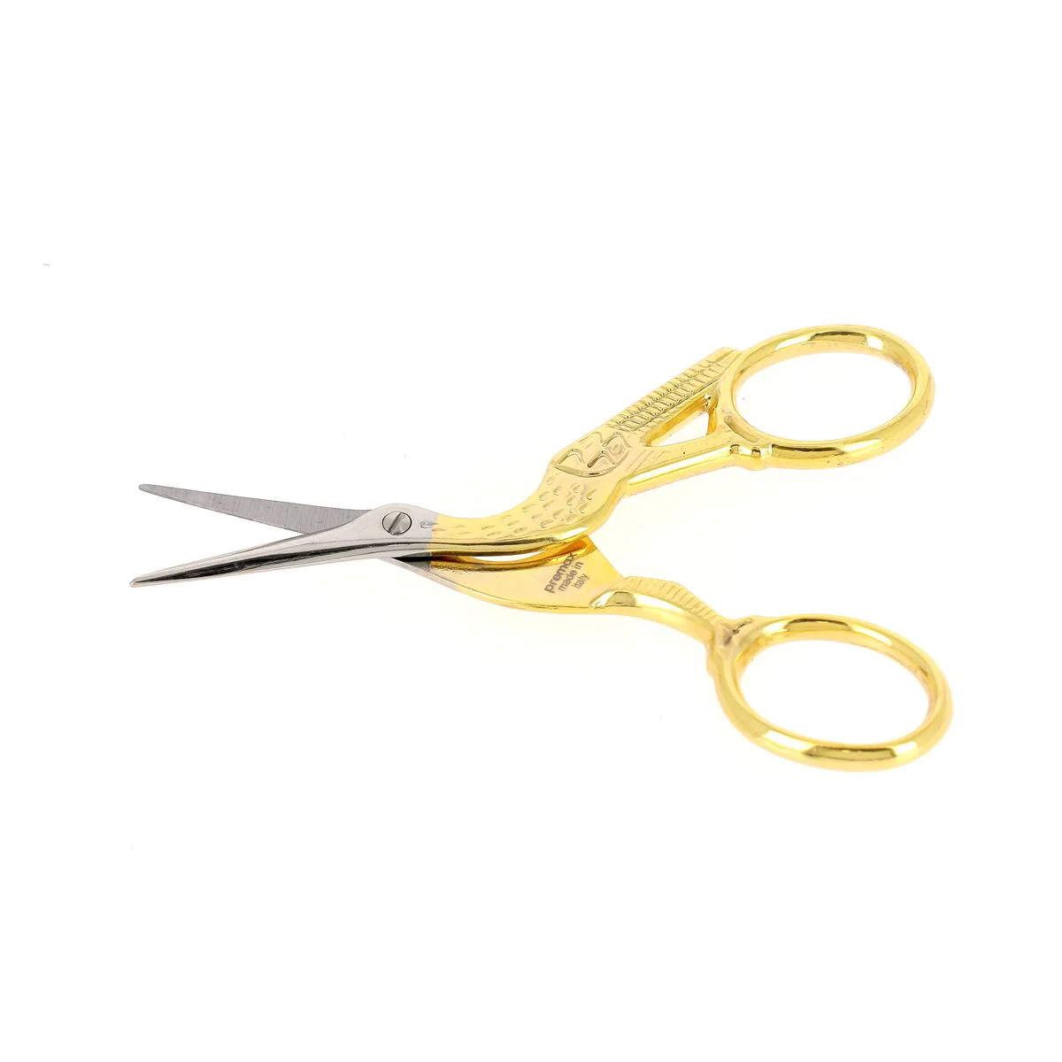 Ciseaux de précision cigogne dorée 9cm - Acier - Ambidextre - Premax