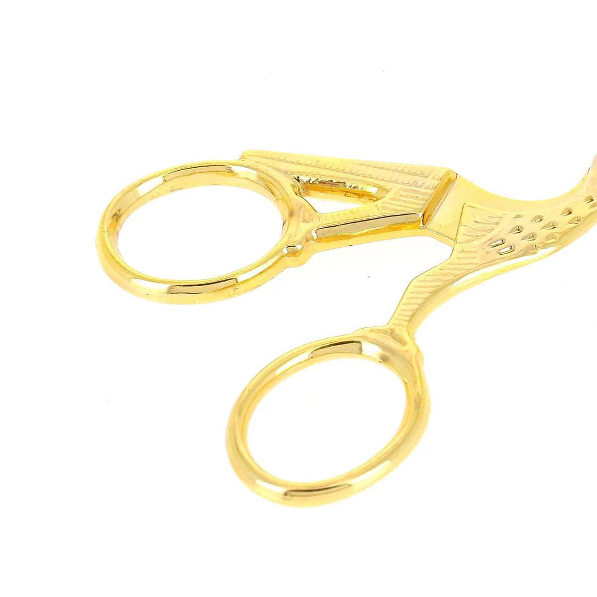 Ciseaux de précision cigogne dorée 9cm - Acier - Ambidextre - Premax - Image 4