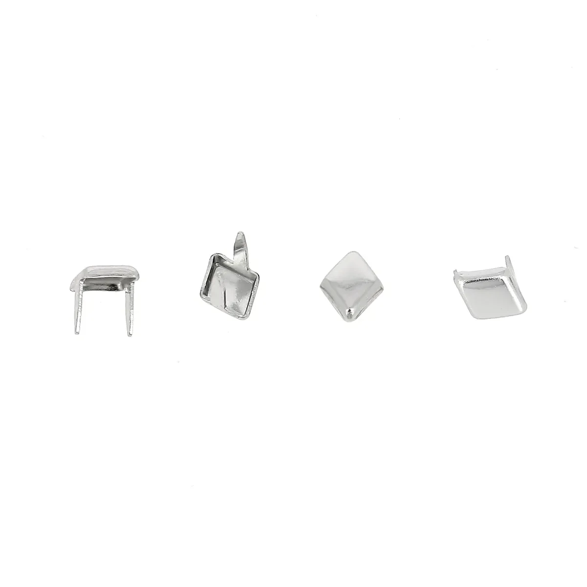Lot de 100 clous à griffes - Forme losange - 6x8mm