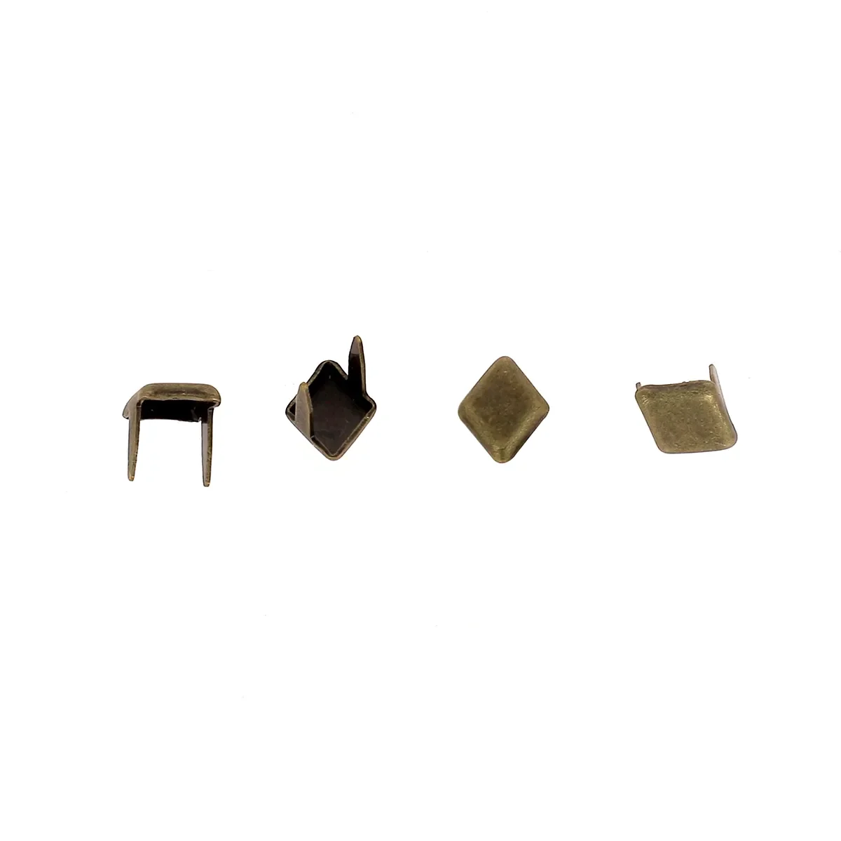 Lot de 100 clous à griffes - Forme losange - 6x8mm - Image 2