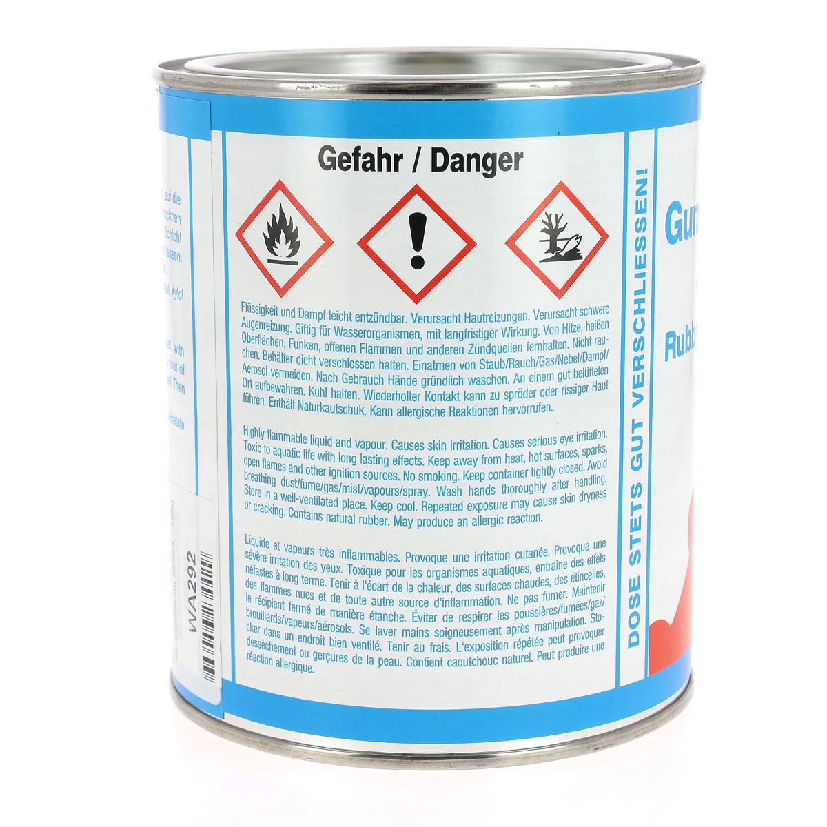 Pot de colle de caoutchouc - 580g - Gummilösung Extra RENIA - Image 2