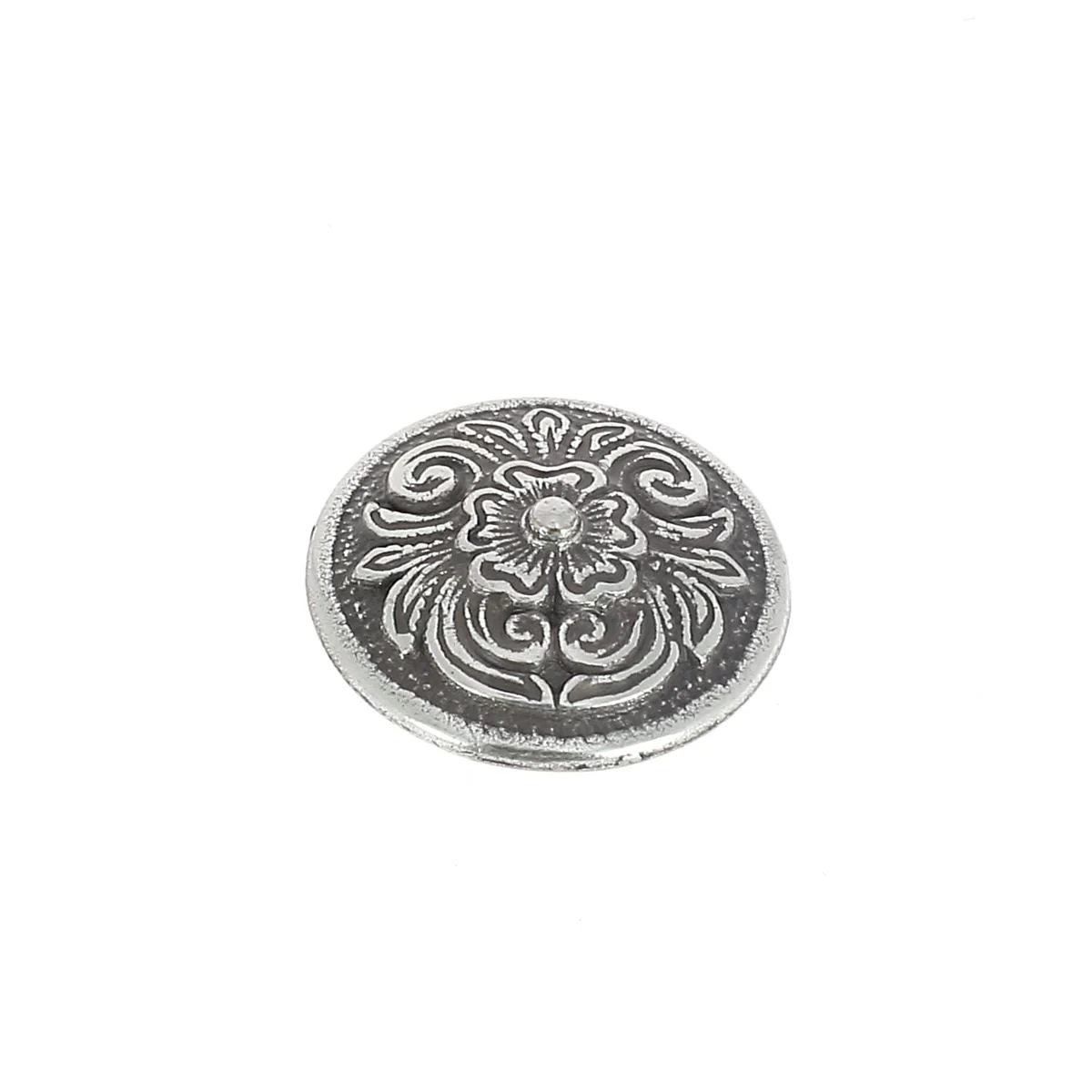 Concho à visser FLORAL - Argent vieilli - Image 5