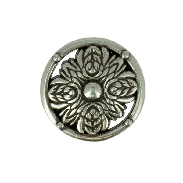 Concho à visser EMPIRE - 28 mm - ARGENT VIEILLI