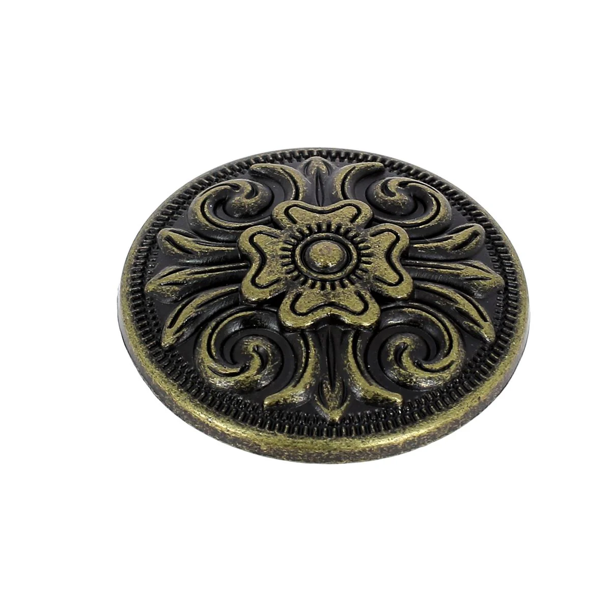 Concho à visser ROND motif fleuri - 31.5mm - Image 7