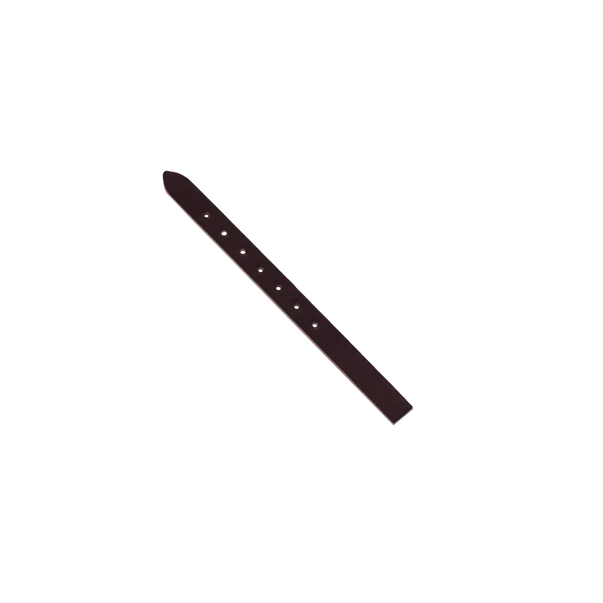 Contre sanglon en cuir de croupon étiré DELLA - Radermecker - CHOCOLAT - Image 5