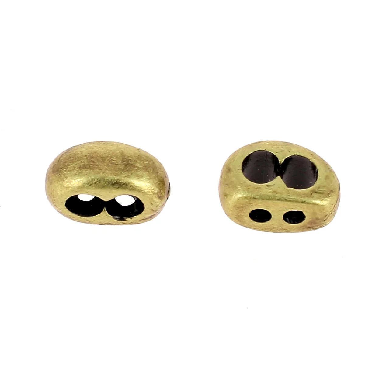 Coulissant fermoir bijou - PASSANT DOUBLE TROU - Lacet rond de 3mm - Image 6