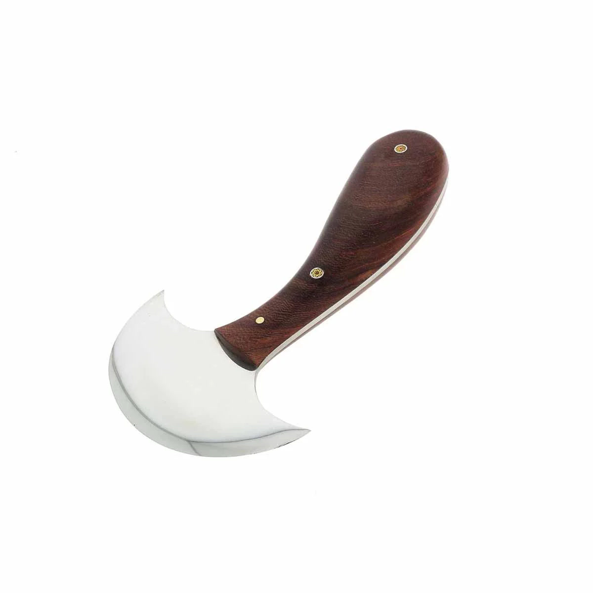 Couteau à pied demi lune profilé 80mm - Deco Cuir - Image 4