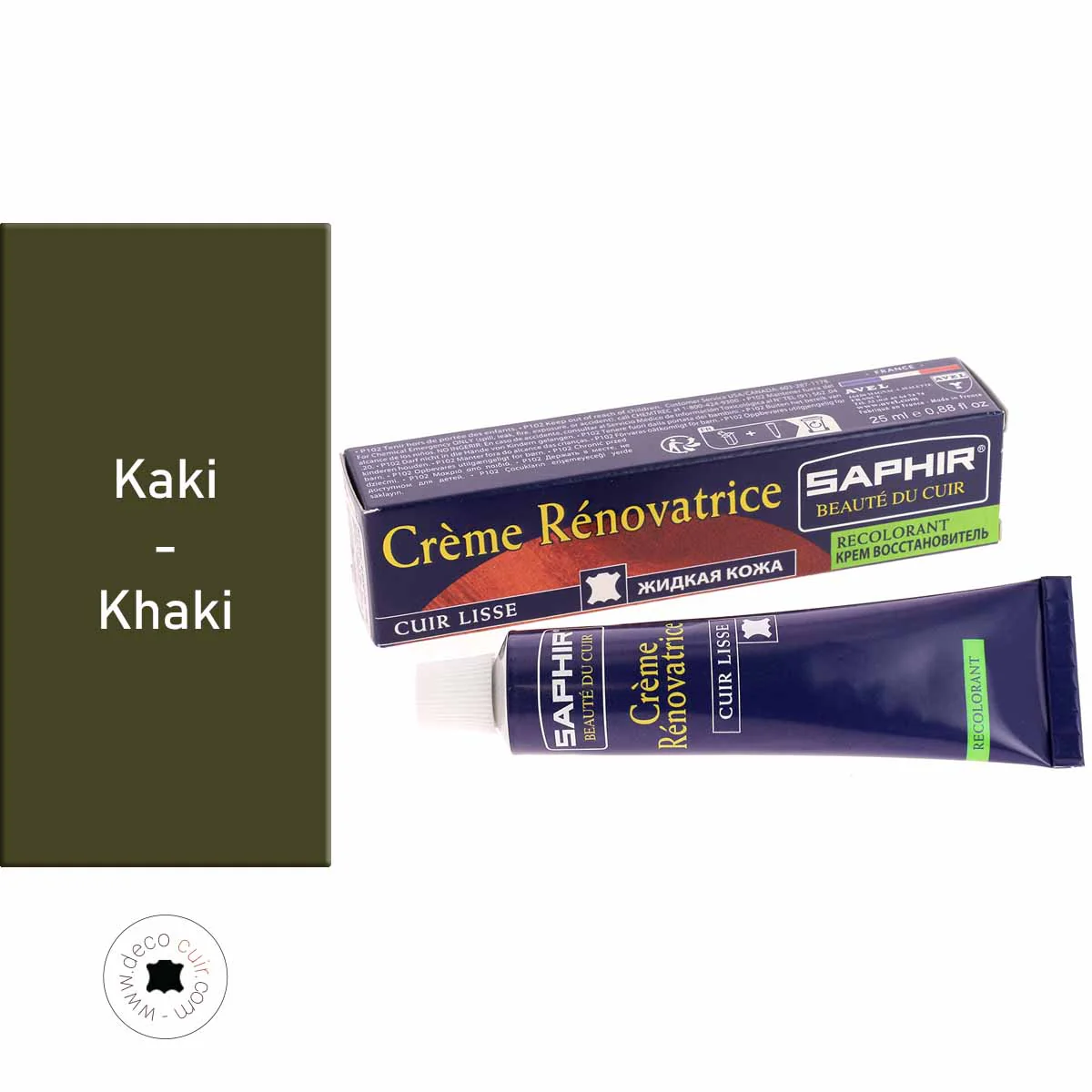 Crème rénovatrice recolorante 25 ml Saphir - KAKI 28