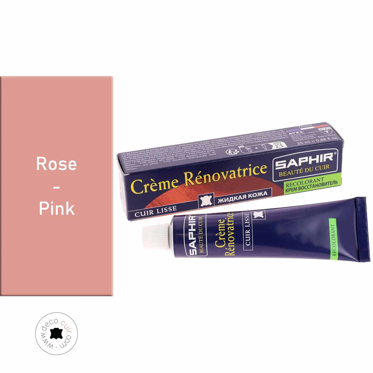 Crème rénovatrice recolorante 25 ml Saphir - ROSE 54
