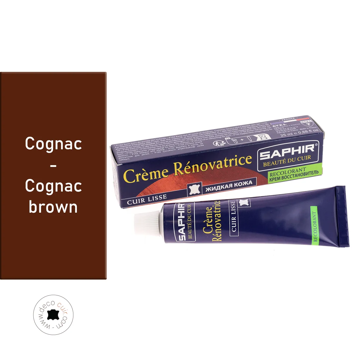 Crème rénovatrice recolorante 25 ml Saphir - COGNAC 10