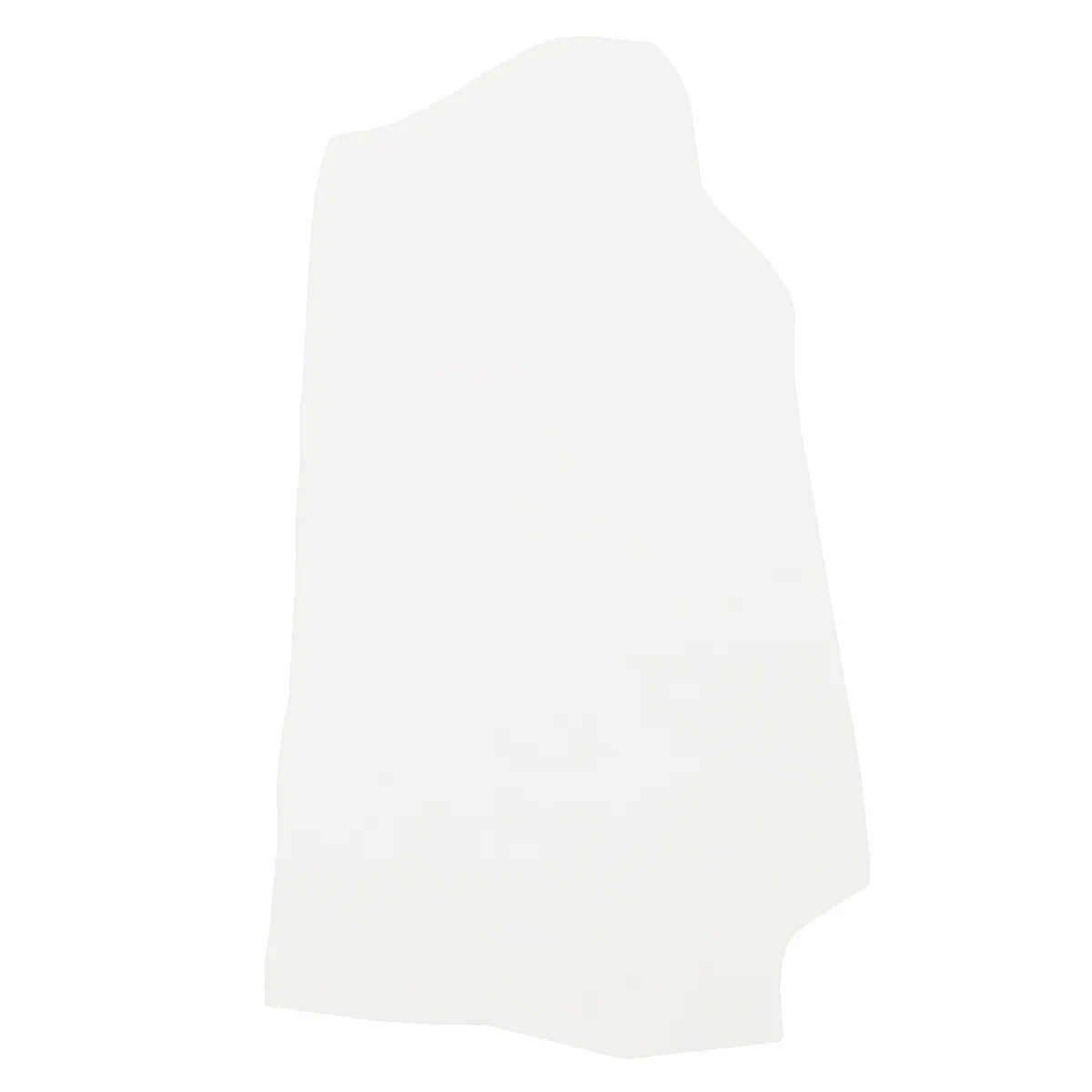 Croûte de cuir de veau velours - BLANC S13 - Image 3
