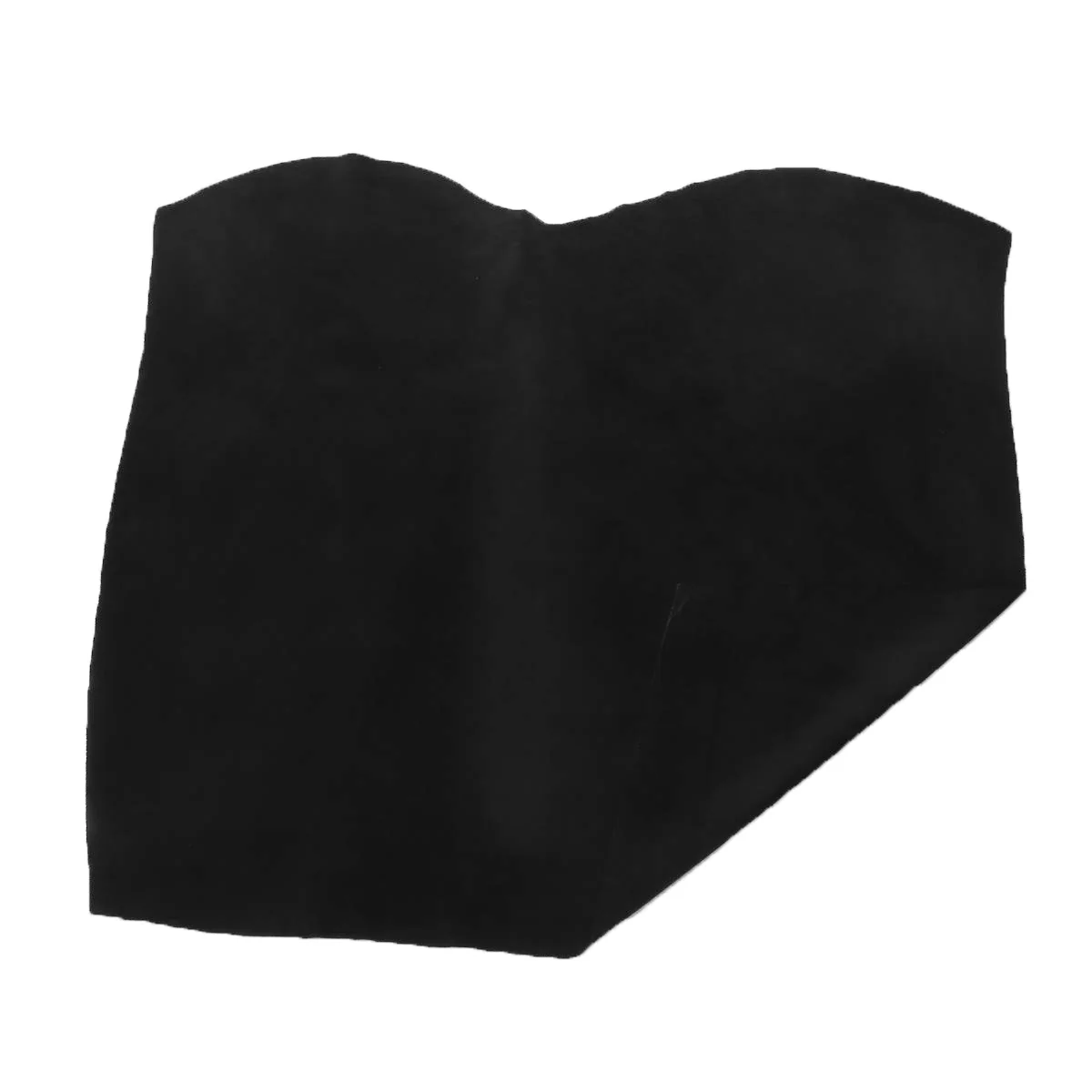 Croûte de cuir de veau - Velours effet craquelé - NOIR K18 - Image 3