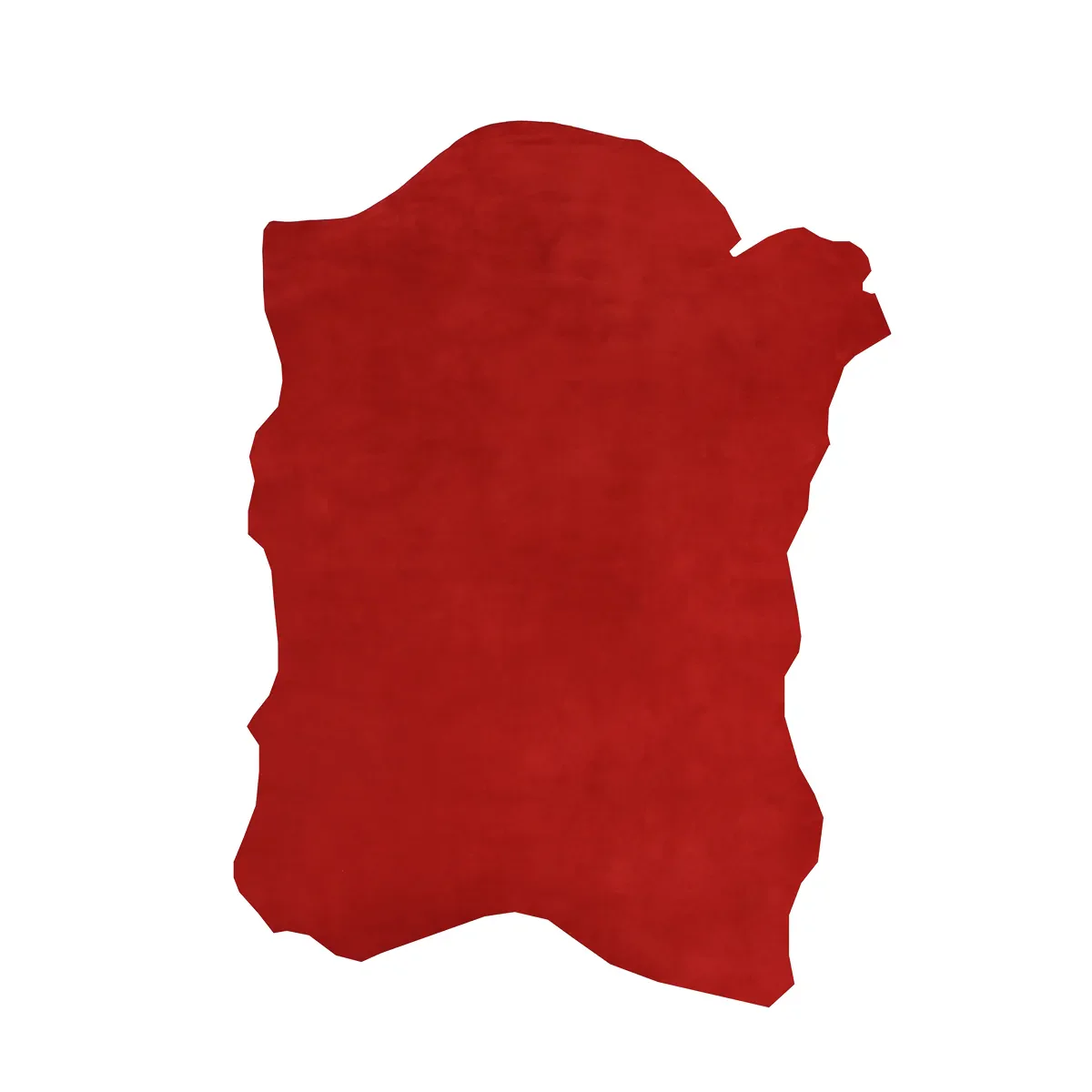 Croûte de cuir de veau velours - ROUGE U04 - Image 4