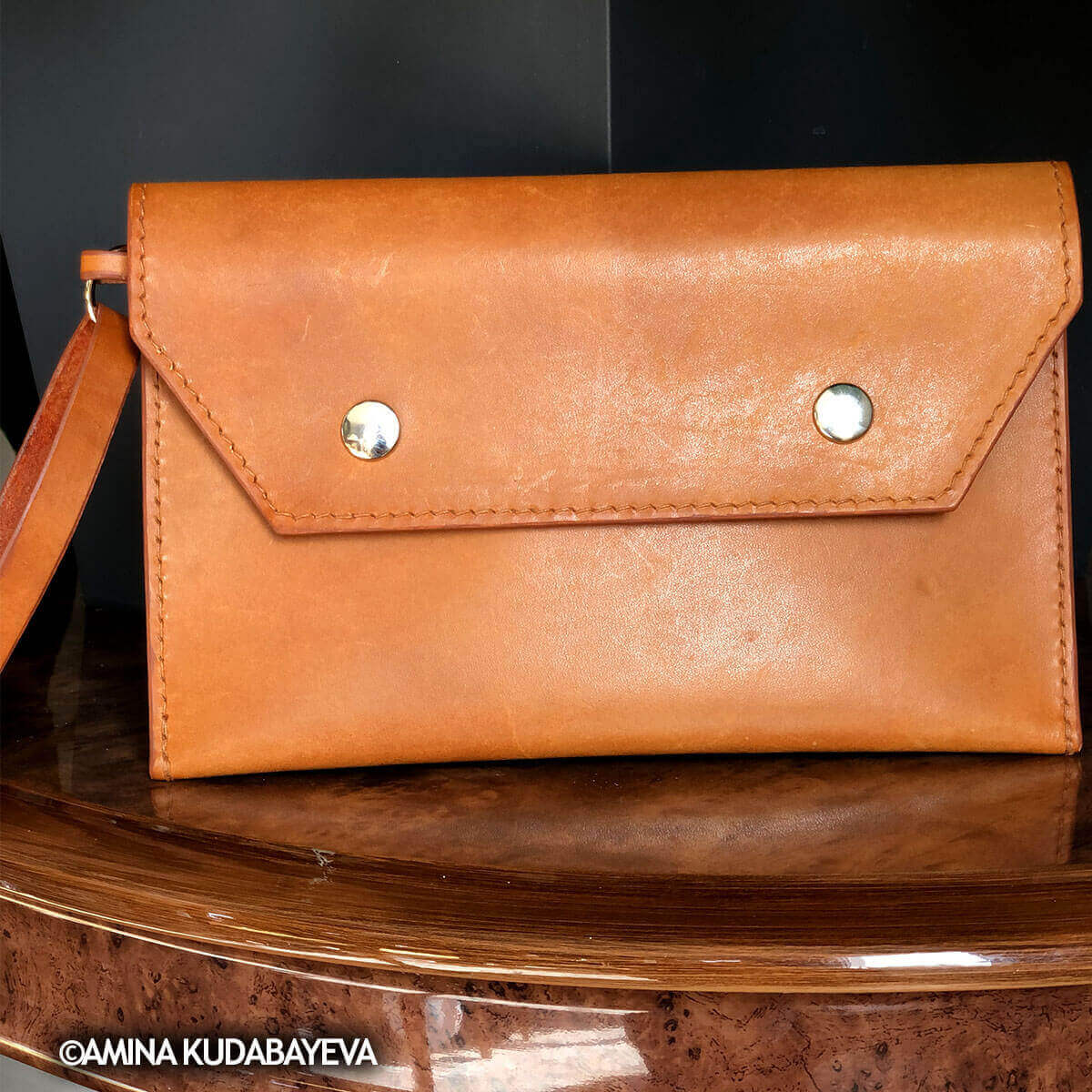 Morceau de cuir de collet tannage végétal NATUREL - CLASSIC - Image 13