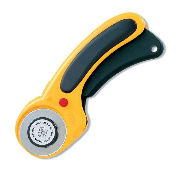 Cutter rotatif OLFA - diamètre 45 mm - RTY-2D/X avec système de vérouillage