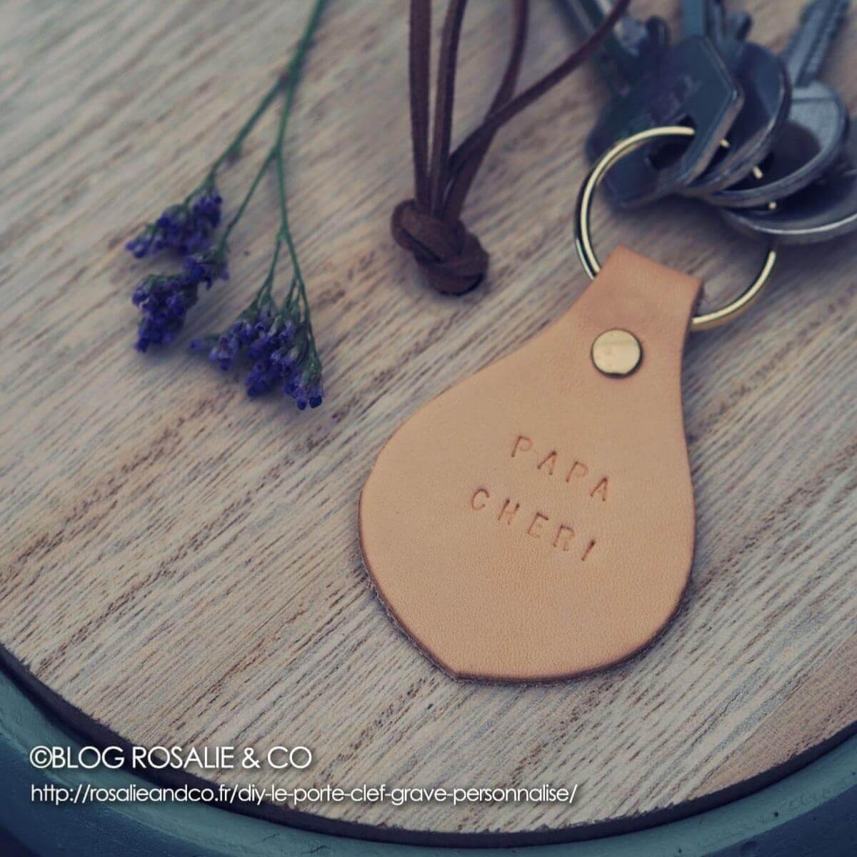 Découpe BLASON pour porte clés en cuir à riveter - Image 2