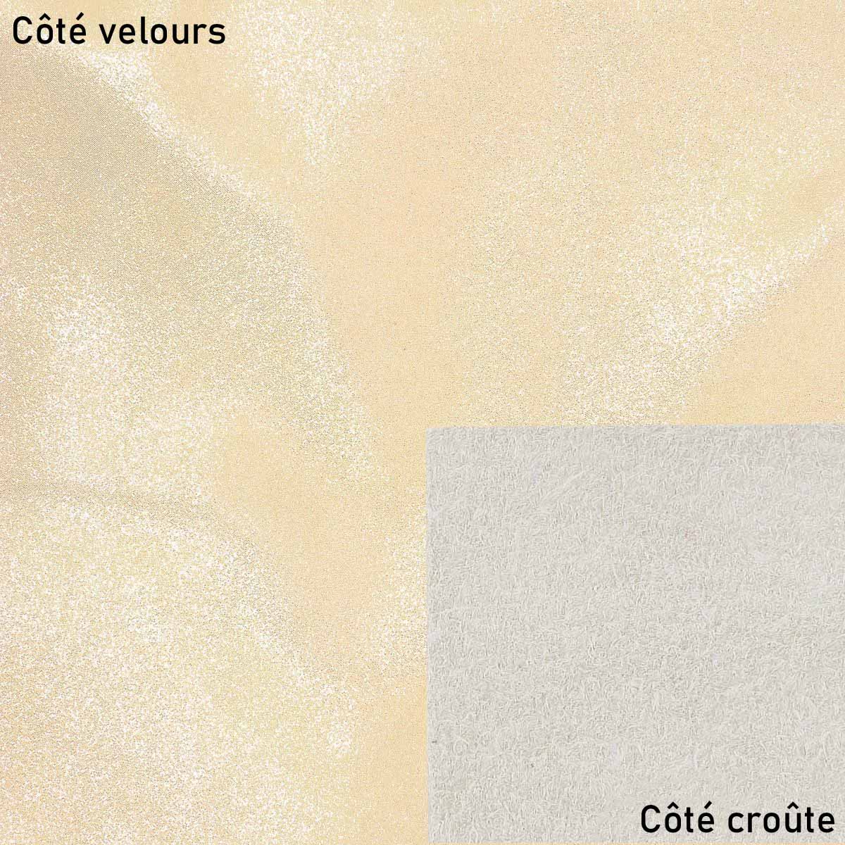 Découpe pour bourse en croute de cuir velours - OR P37 - Image 4