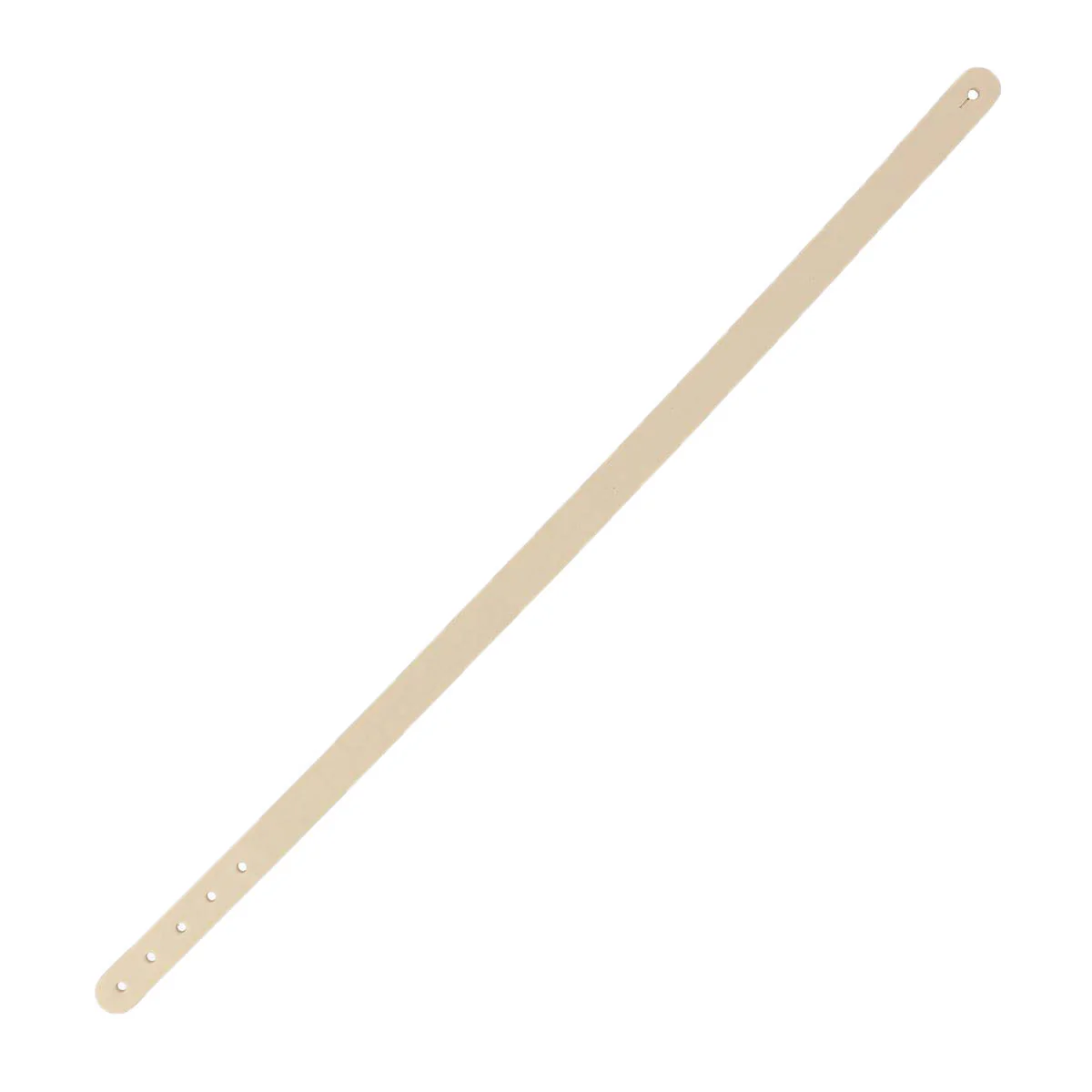 Découpe pour BRACELET double en cuir NATUREL à personnaliser - taille ADULTE 44 x 1,5 cm