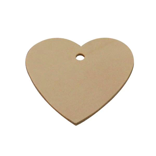 Découpe GRAND COEUR pour porte clés en cuir naturel à personnaliser