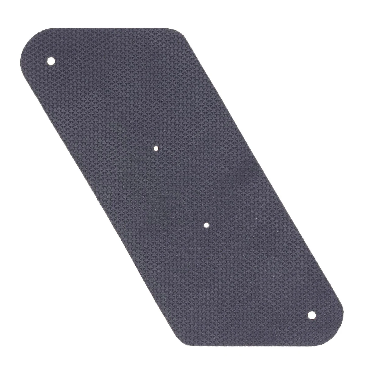 Découpe Grand porte-monnaie triangle en croûte de cuir velours effet tressé - BLEU MARINE