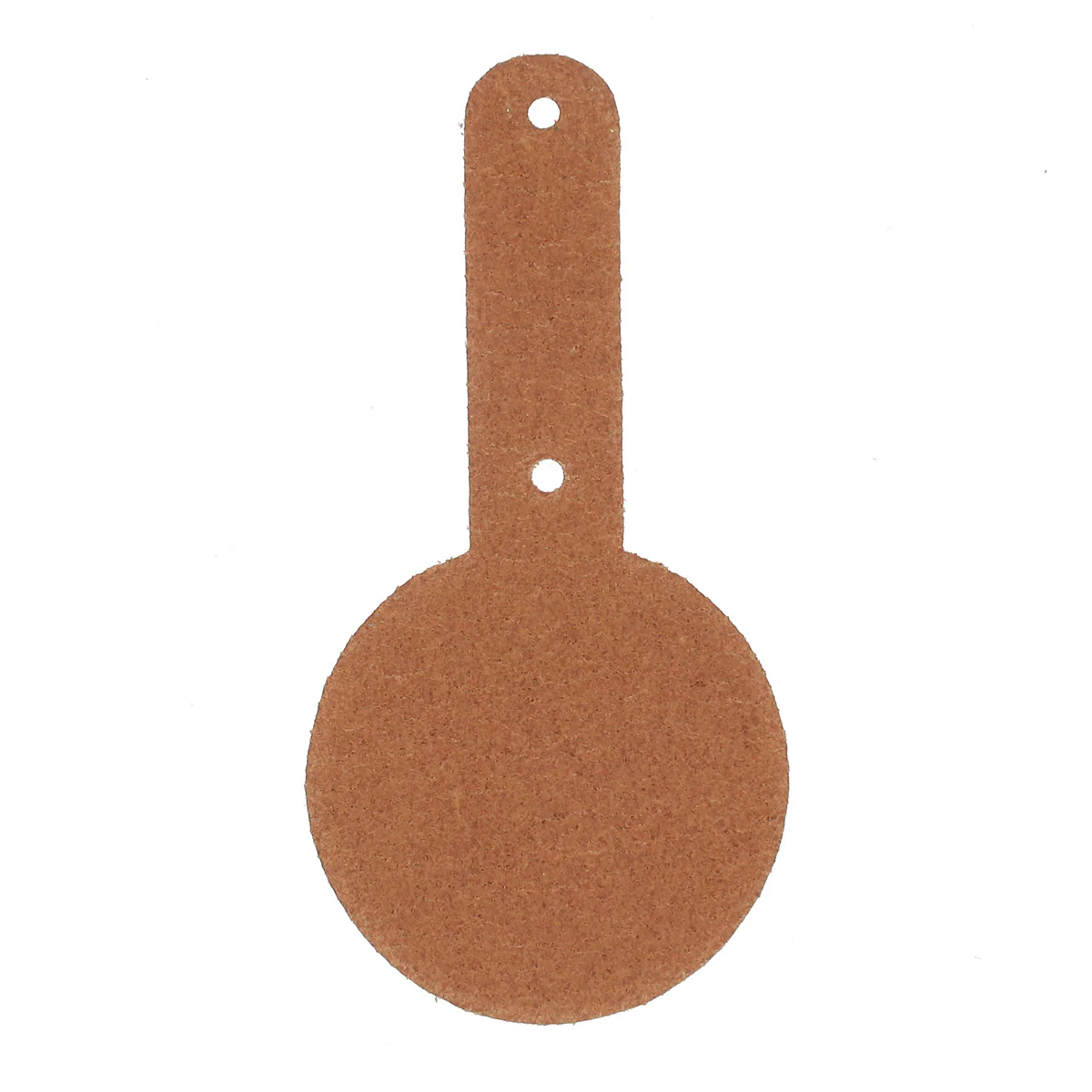 Découpe MÉDAILLE pour porte clés en cuir teinté à riveter - Image 5