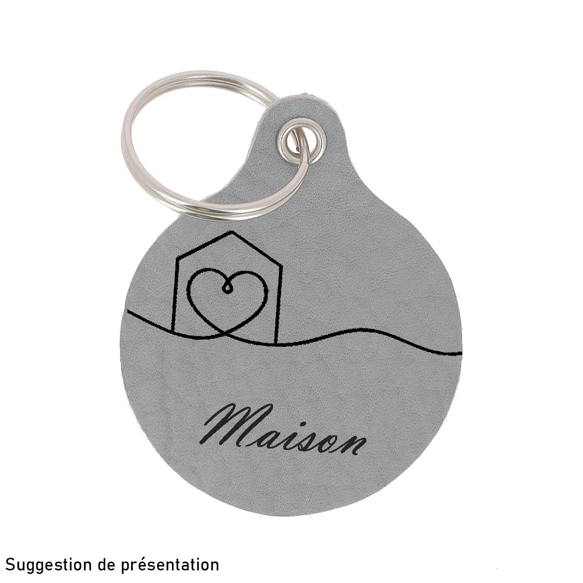 Découpe MÉDAILLON pour porte clés en cuir - Image 5