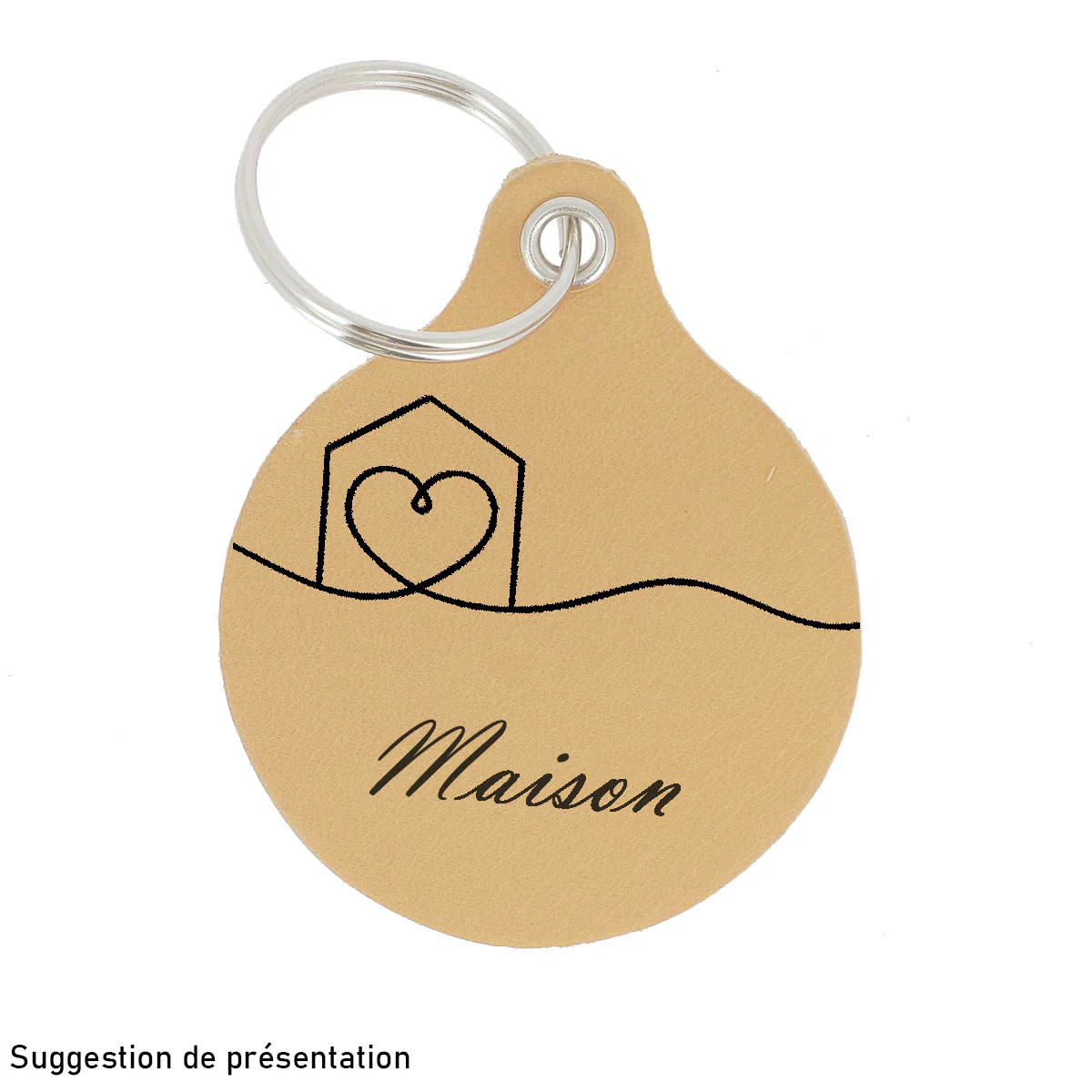Découpe MÉDAILLON pour porte clés en cuir - Image 7
