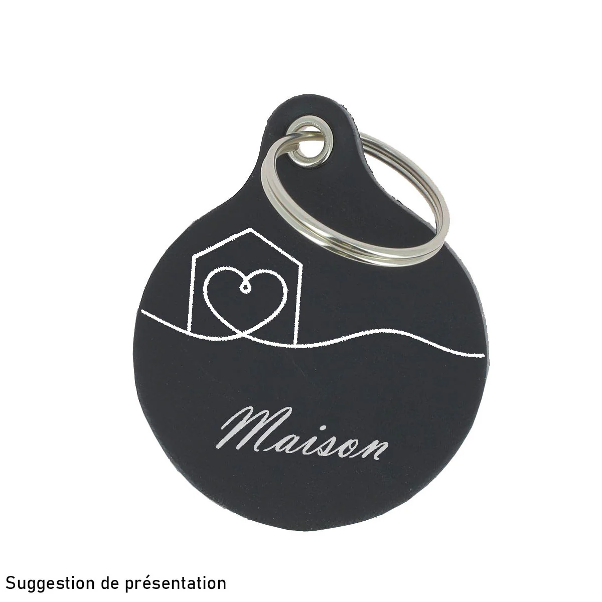 Découpe MÉDAILLON pour porte clés en cuir - Image 9