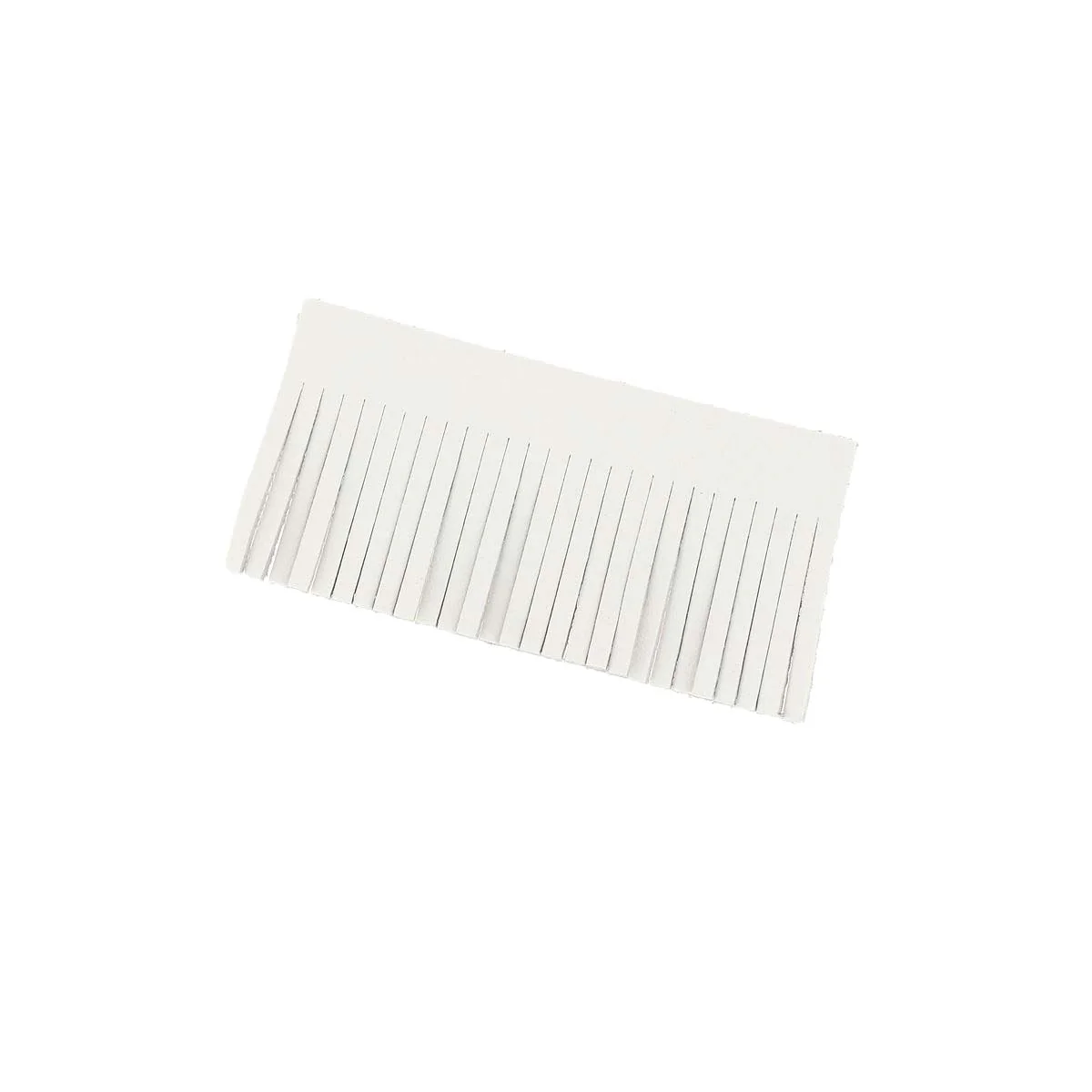 Découpe POMPON pour porte-clés en cuir BLANC - Image 5