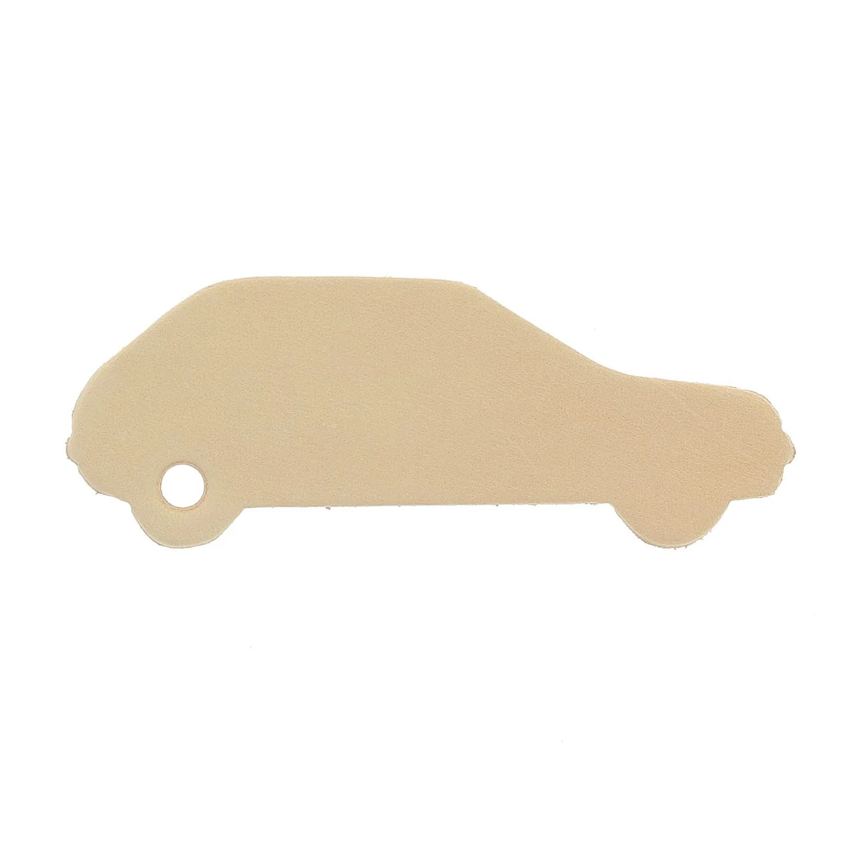 Découpe VOITURE Type 205 pour porte-clés en cuir naturel à personnaliser