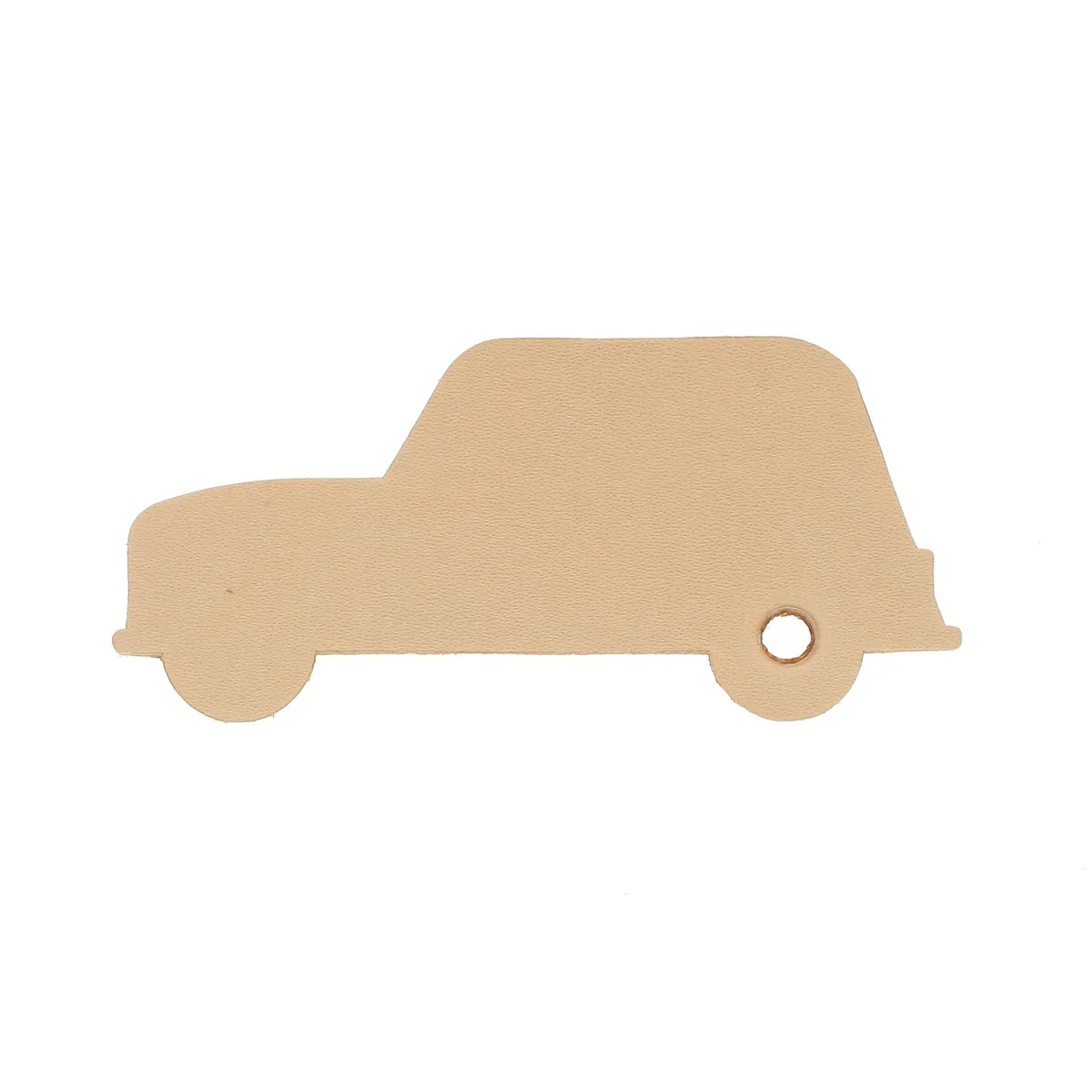 Découpe VOITURE Type 4L pour porte-clés en cuir naturel à personnaliser
