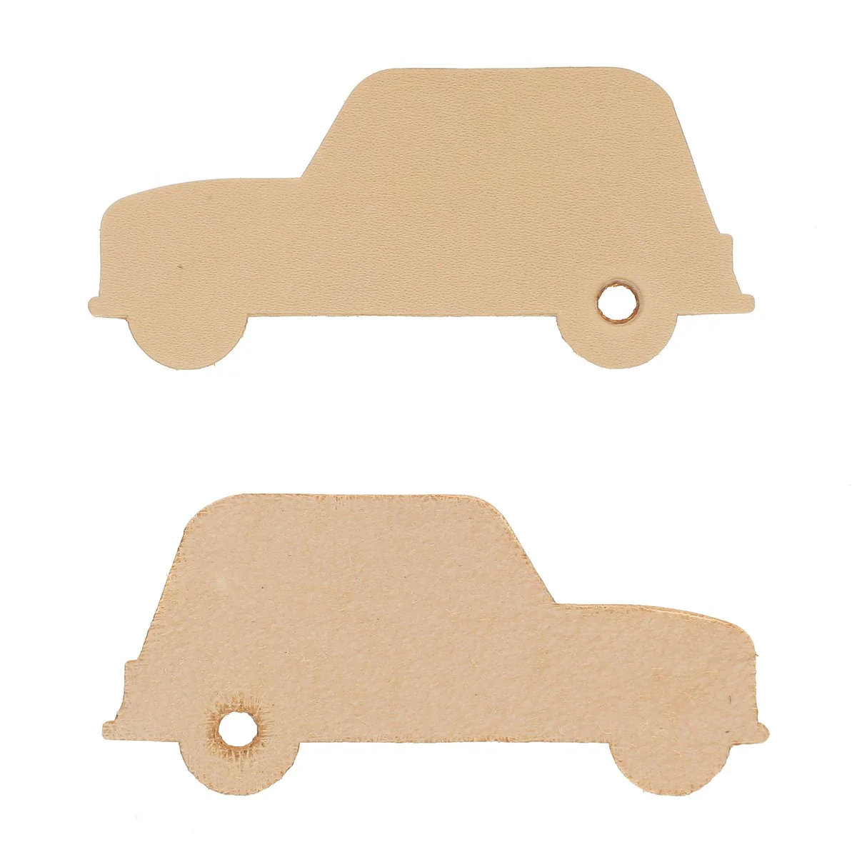 Découpe VOITURE Type 4L pour porte-clés en cuir naturel à personnaliser - Image 4