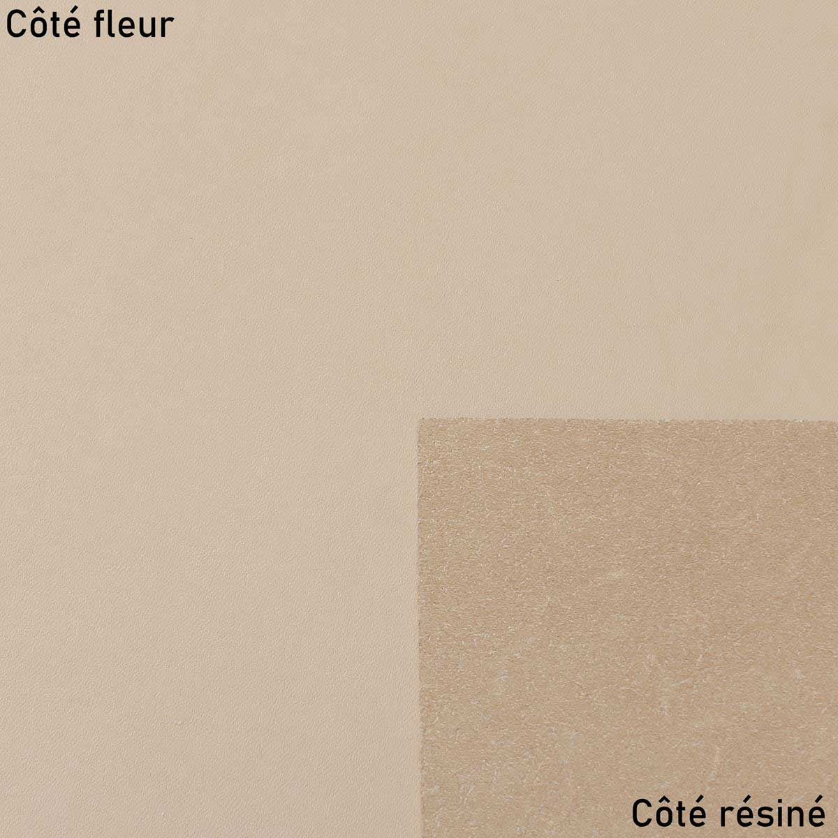 Demi collet tannage végétal naturel CLASSIC - Envers résiné incolore - Image 2