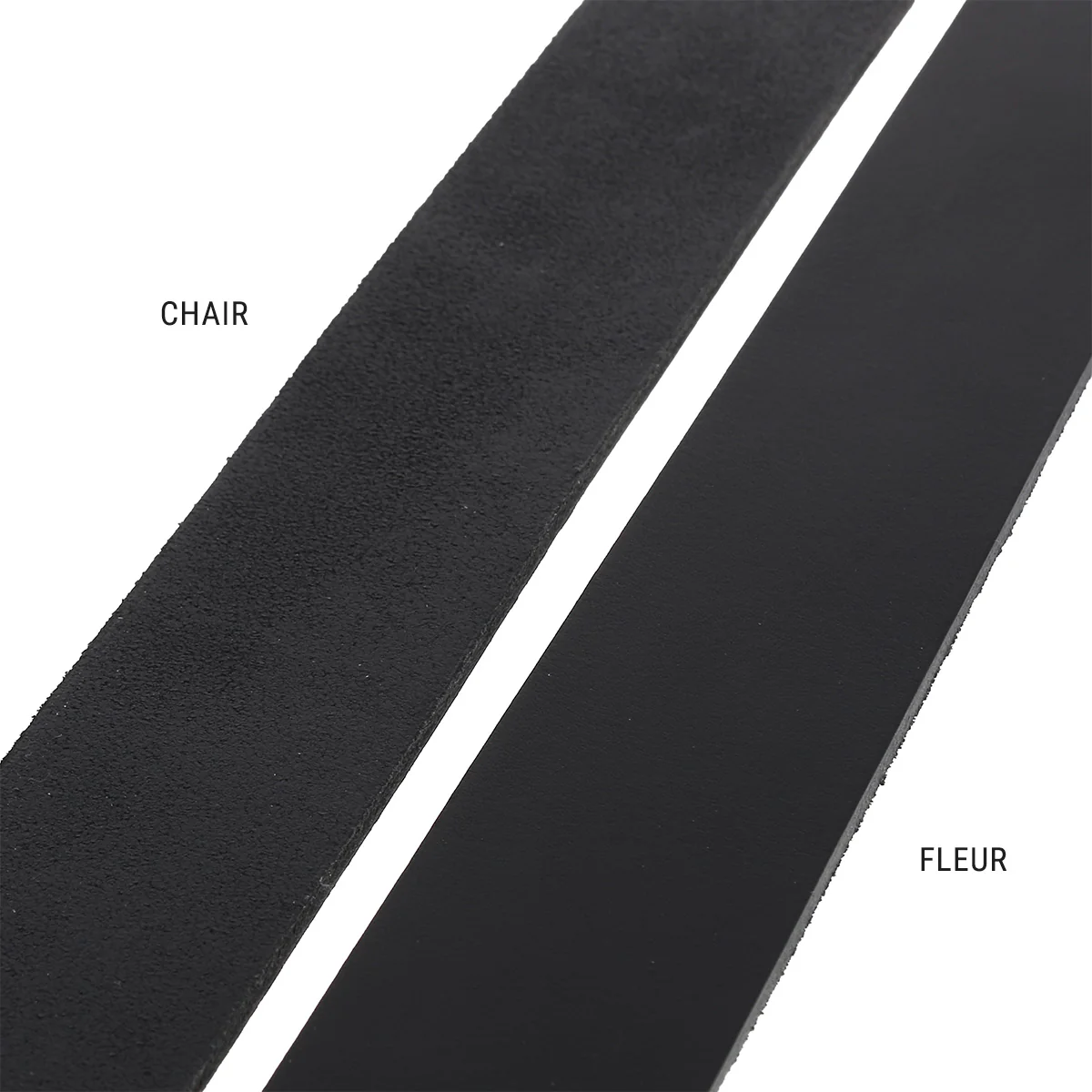 Échantillon de lanière de cuir de collet NOURRI LISSE - Image 9